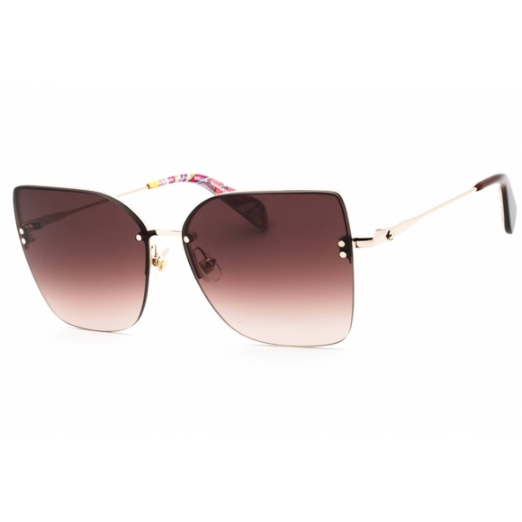 KATE SPADE ARIELLA RIMLESS SUNGLASSES GOLD GRADIENT - Picture 2 of 11